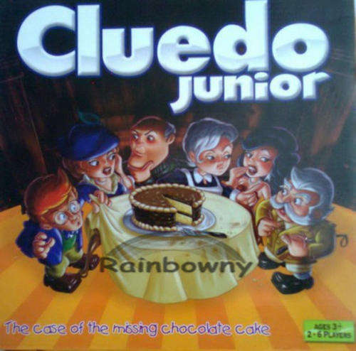 Cluedo junior/Family fun board games/detective games/mystery kids board game