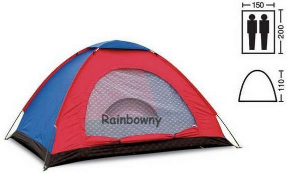 2 person Outdoor Hiking Camping Travel Tent Easy to Set Up