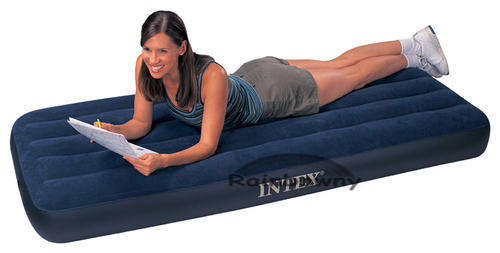 inflatable mattress flock printing single air bed