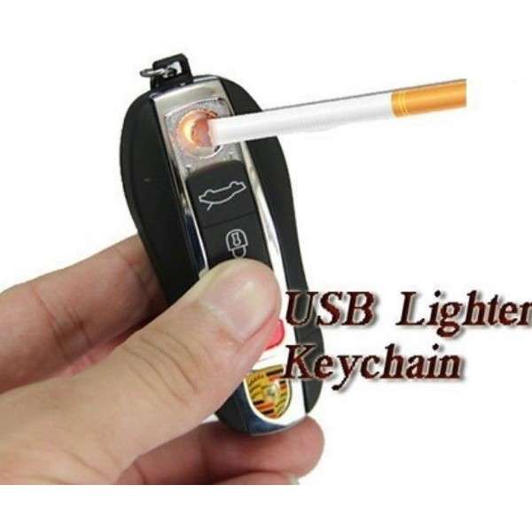 USB Electronic Rechargeable Flameless Cigarette Lighter Windproof