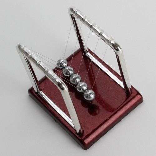 Wholesale Price--Newton's Cradle Steel Balance Balls Physics Science Pendulum Desk Fun