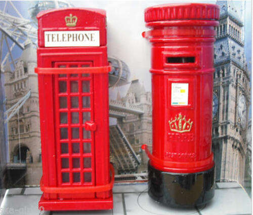 London Souvenir Money Box - Die Cast- (Telephone Box or Post Box)