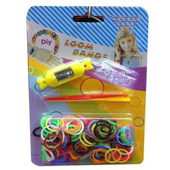 Loom Band Watch Kit Accessories Bands With Hooks & Clips Bracelet Making Set