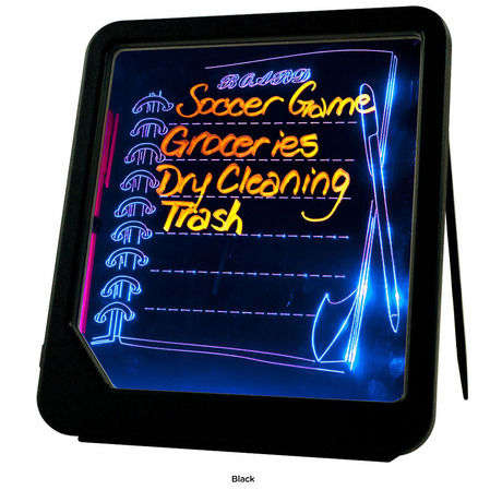LED Light Fluorescent Note Message Board Bar Kids Painting Writing Panel Tablet