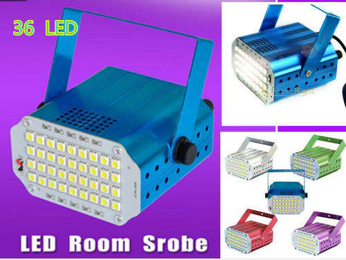 36pcs White Color 5050 LED Lamps Metal Shell Flash Light Stage Effect Home Party Room LED