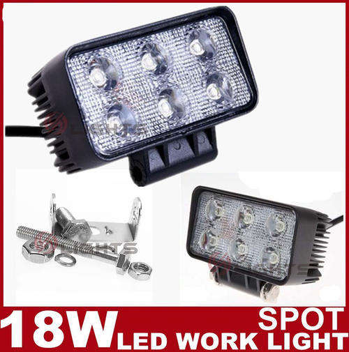 18W Spot Beam LED Work Light Bar Offroad Driving Lamp UTE ATV 4WD 12V/24