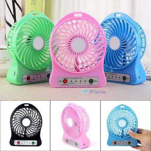 Portable USB Desk Pocket Rechargeable Mini Fan Handheld Travel Blower Air Cooler
