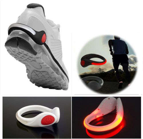Night Safety Outdoor Sport LED Shoe Clip Bright Light For Running Cycling
