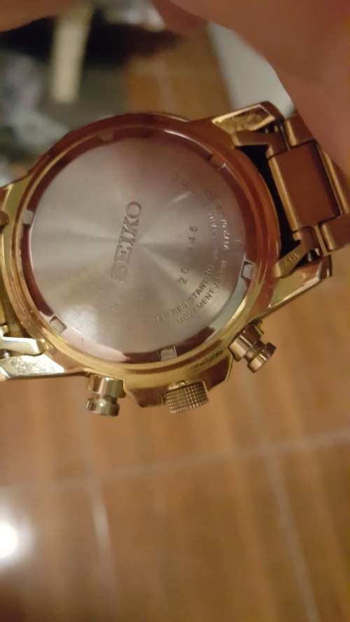 Seiko solar Cronograph watch