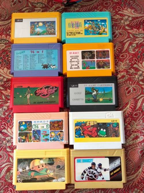 10 Famicom games untested lot 2