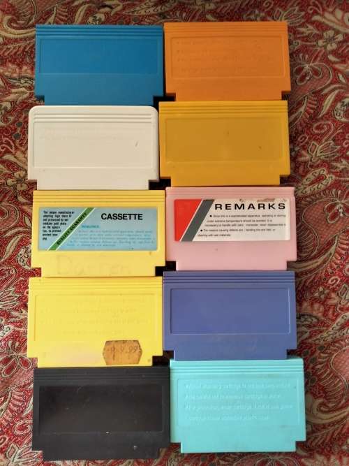 10 Famicom games untested lot 3