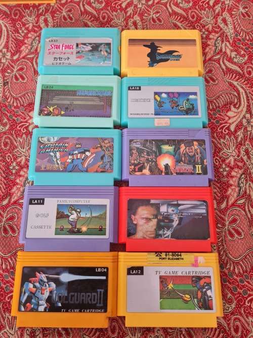10 Famicom games untested lot 1