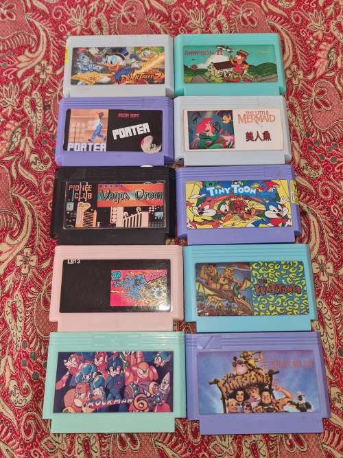 10 Famicom games untested lot 2