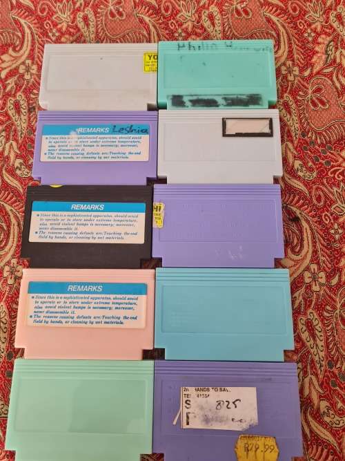 10 Famicom games untested lot 2