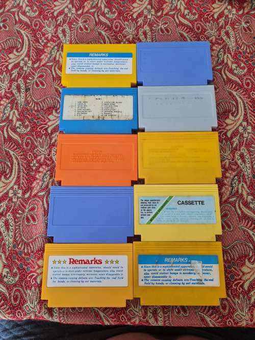 10 Famicom games untested lot 3