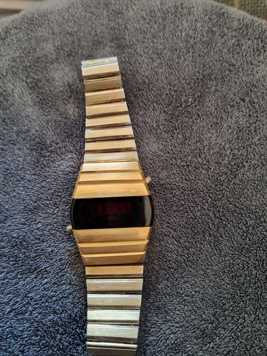 Vintage gruen led watch working