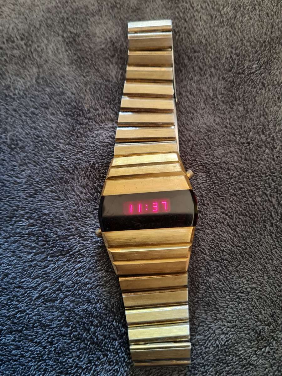 Vintage gruen led watch working