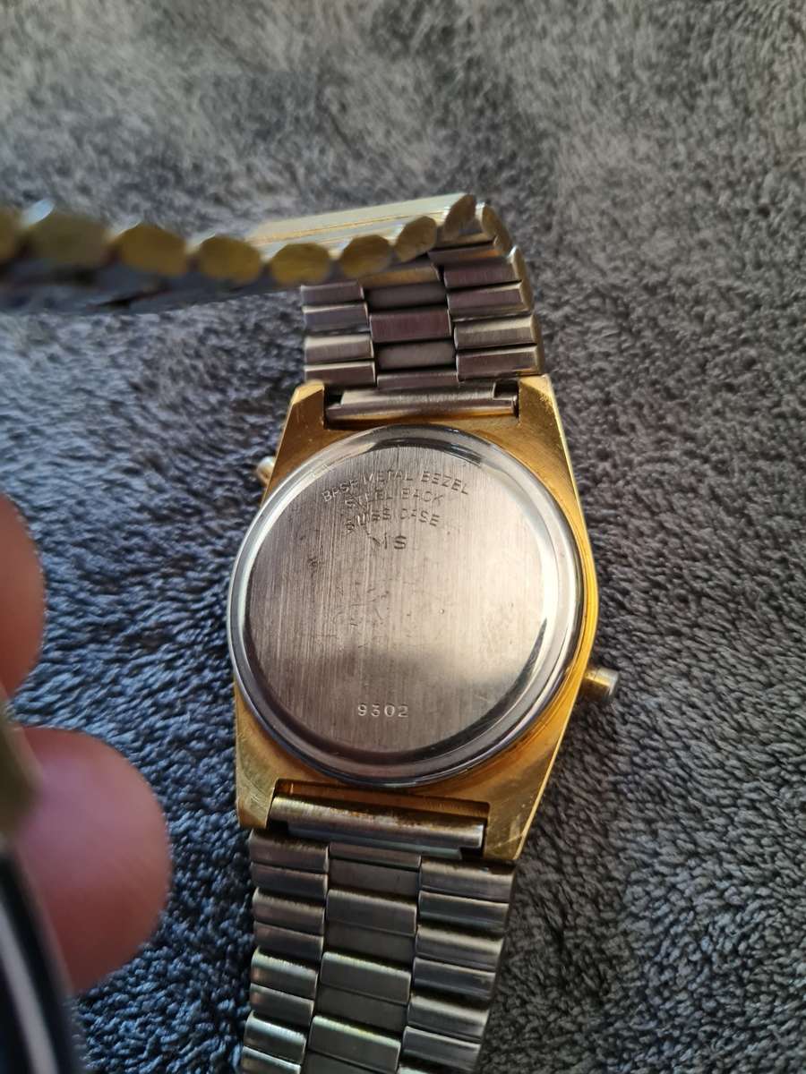 Vintage gruen led watch working