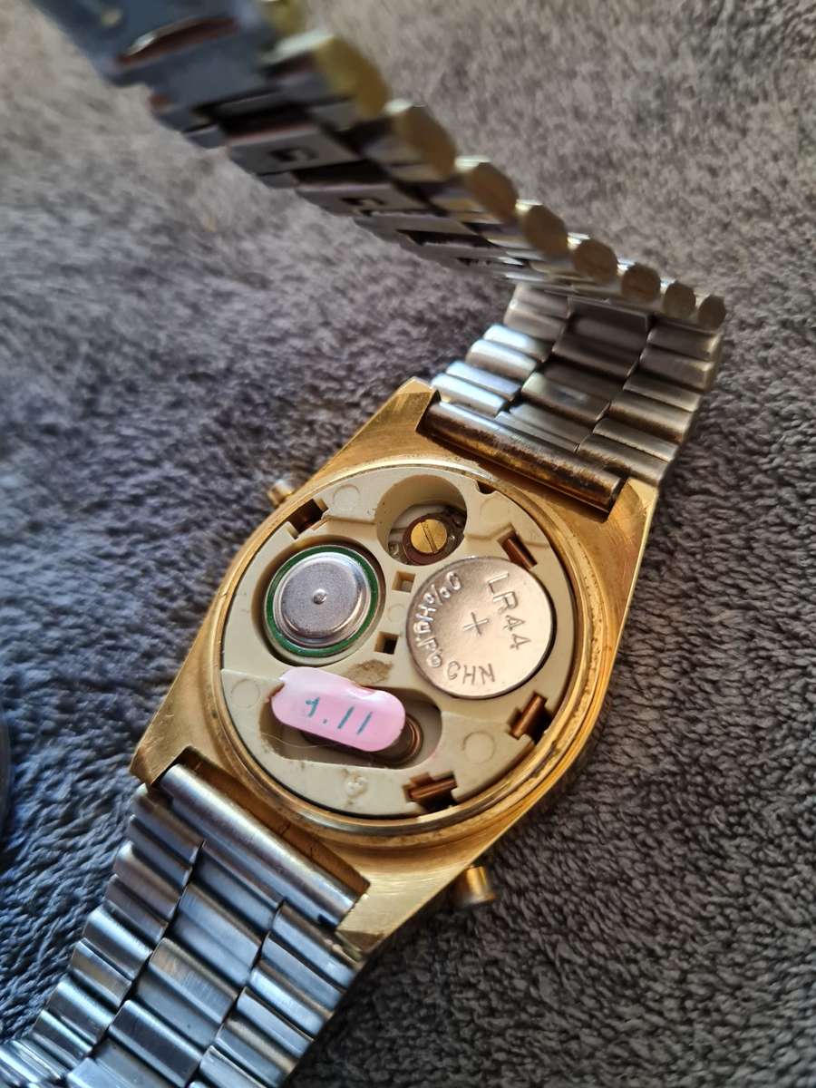 Vintage gruen led watch working