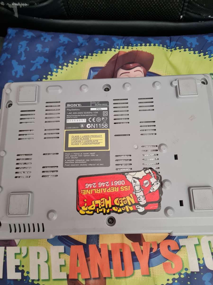 PlayStation and psone consoles untested