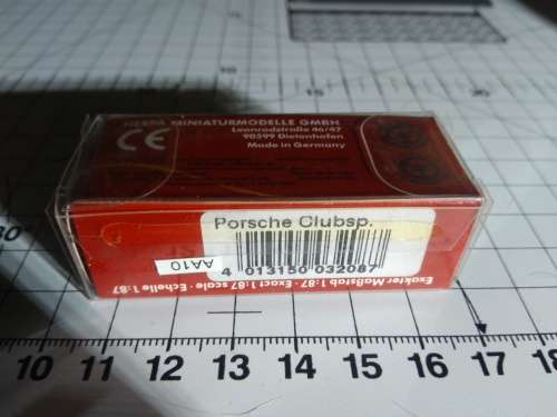 HERPA Porsche 911 Clubsport HO Scale - 1/87