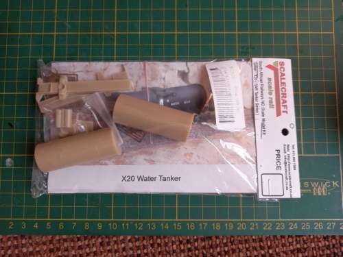Scalecraft SAR X-20 Water Tanker Kit HO Scale - 1/87