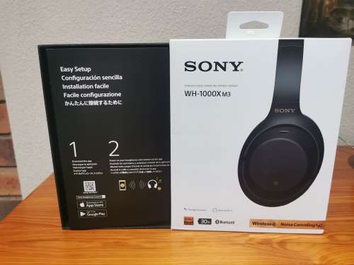 Sony WH-1000XM3 Wireless Noise Cancelling Bluetooth Headphones - Black