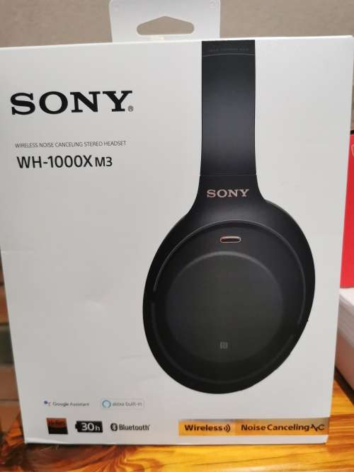 Sony WH-1000XM3 Wireless Noise Cancelling Bluetooth Headphones - Black