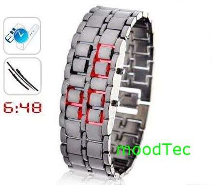 Dark Samurai - Japanese Style Inspired Red LED Watch (In Stock)