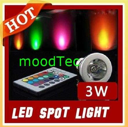LED Color Changing Light Bulb + Wireless Remote (In Stock)