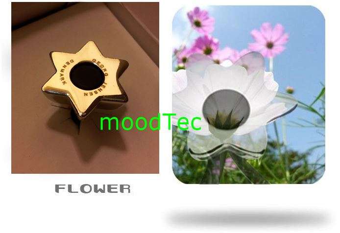 Georg Jensen Keychain (Novel Flower Shape) (In stock)