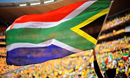 Large South African Flag and Pair of Car Mirror Socks (In Stock)