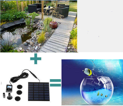 Solar Power Water Pump Garden Fountain (In Stock)