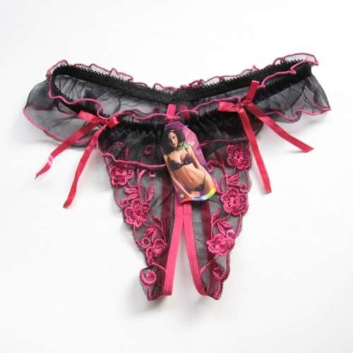 Sexy Attractive T-Style Opening Ladies Lingerie (In Stock)