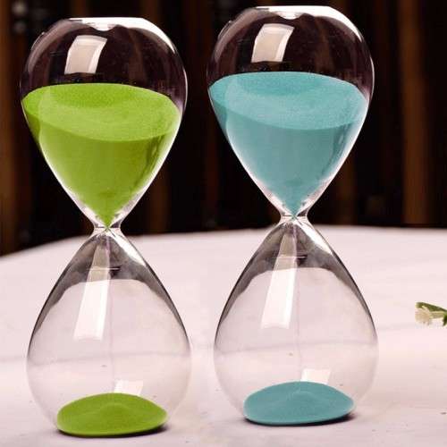 5 Minutes Sandglass Hourglass - Sand Color Green (In Stock)