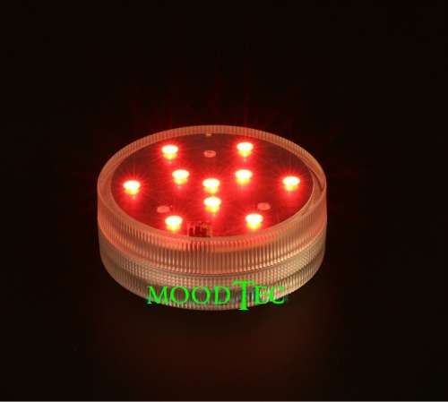 10 LED Colorful Waterproof Submersible Party Light With Remote Control (In Stock)