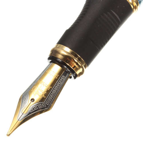 Sky Blue Marbled Medium Nib Fountain Pen (Local Shipping)