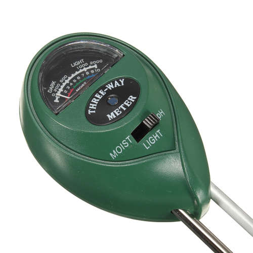 3 In1 LCD Digital Sunlight Moisture Monitoring Gauge Garden Soil Tester PH Meter (In Stock)