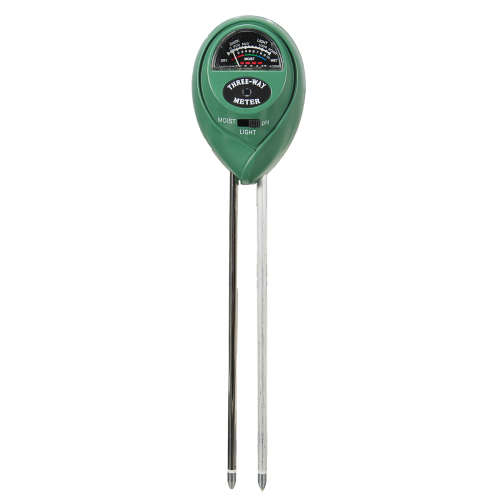 3 In1 LCD Digital Sunlight Moisture Monitoring Gauge Garden Soil Tester PH Meter (In Stock)