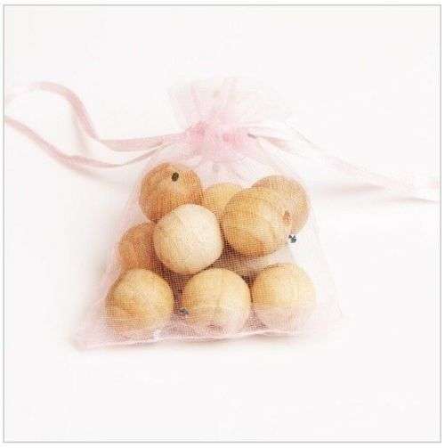 Fragrant Natural Cedar Wood Moth Balls Camphor Repellent Balls (5-Pack) (In Stock)