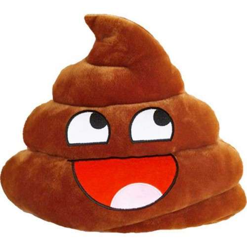 Emoji Emoticon Cushion - Mr Poo Pillow (In Stock)