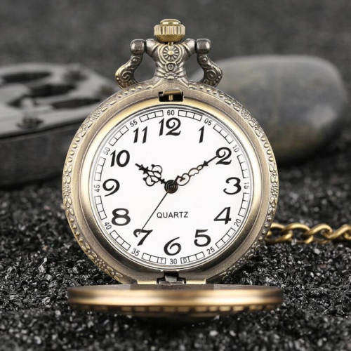 Gothic Rock Skull Rebellious Pocket Watch