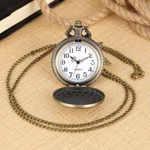 Stoner Weed Leaf Rebellious Pocket Watch
