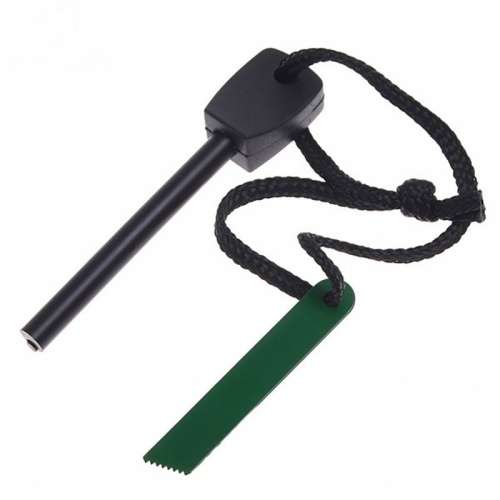 Magnesium Rod + Metal Blade Flint Kit (Survival Fire Starter) (Local Shipping)