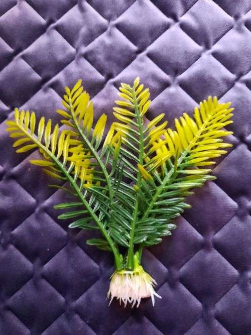 Artificial Plastic Fish Tank Plant - Aquarium Decor - 14 cm (In Stock)