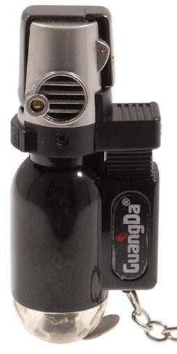 Portable Butane Jet Lighter (Black)