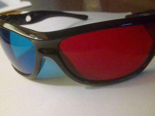 3D Glasses Red Blue Anaglyph Film