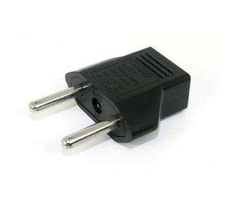 2 Prong Flat to Round Plug Converter (In stock)