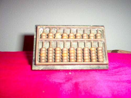 ABACUS ON MARBLE BASE