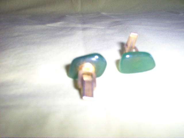 SEMI PRECIOUS STONE CUFF LINKS